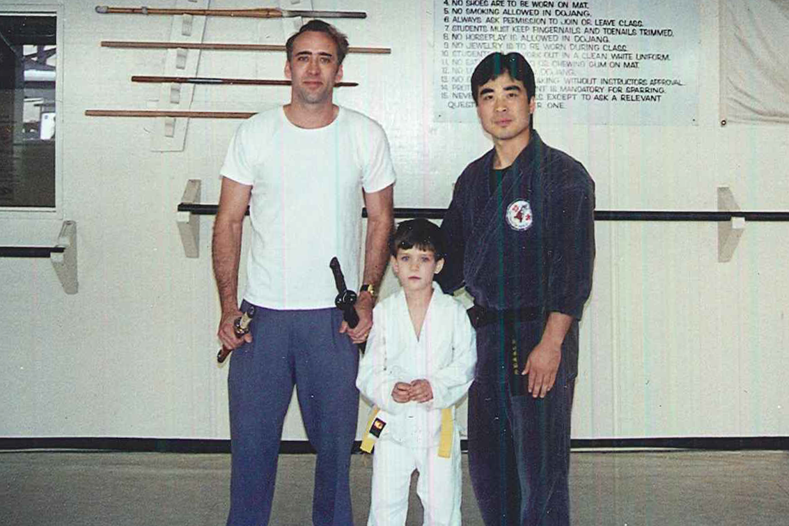 Master Shon With Nick Cage